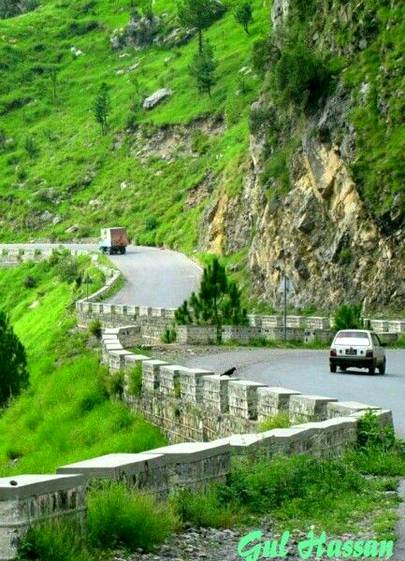 Abbottabad road pakistan