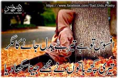 Afsoos to hai teray badal jane ka magar....
