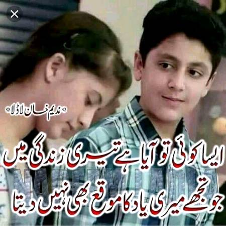 برباد کرکے مجھے اس نے کہا پھر کرو گے محبت
زخمی زخمی تھا دل مگر ہونٹوں نے کہا انشاءاللہ