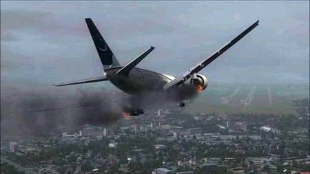 Photo Before Landing Of PK-320.. 😢