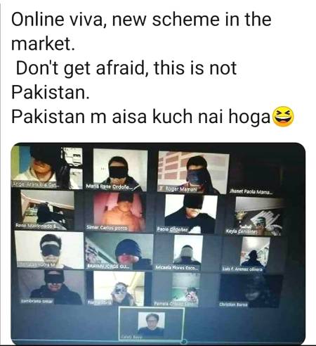 Online viva No cheating