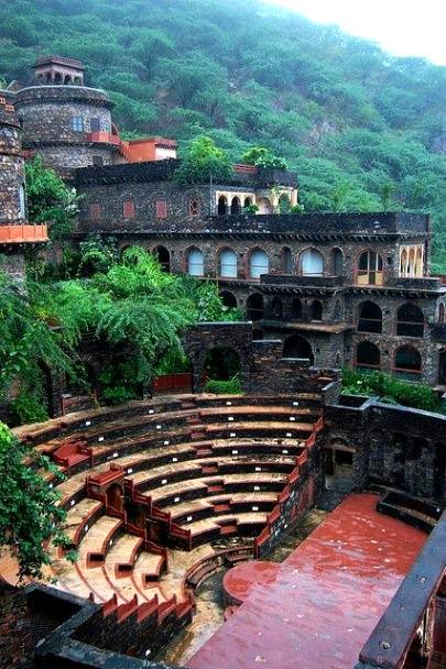 Indoor stadium inside the Neemrana fort