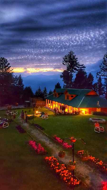 Evening at shogran kpk Pakistan..