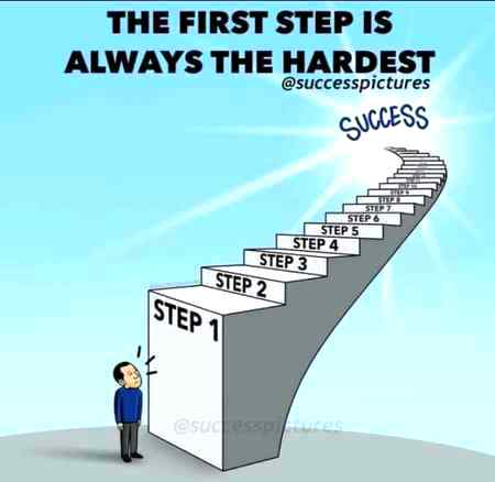 First step is always hard