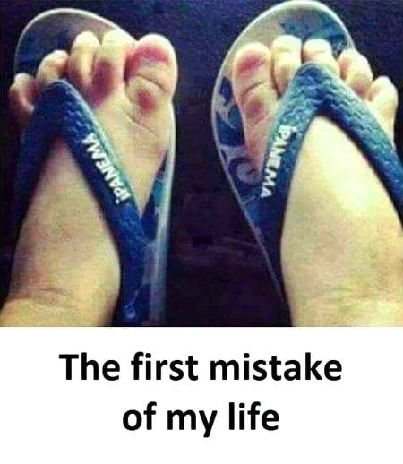 The first mistake of my life