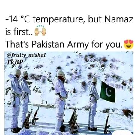 Say MASHAALLAH for those brave soldiers who sacrifice their lives,their families and even everyrhing only for us😍😍😍