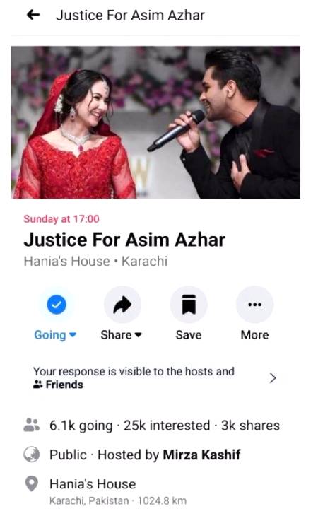 Hania Amir and asim azher