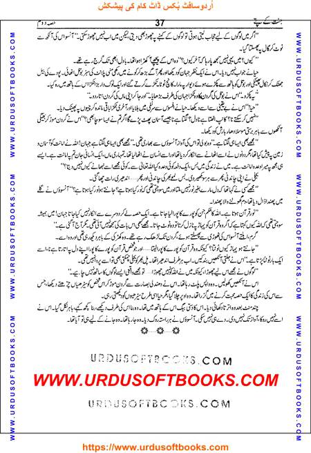 Title = Jannat kay patay.
Writer = Nimra Ahmed.
Part = 2
Page = 37