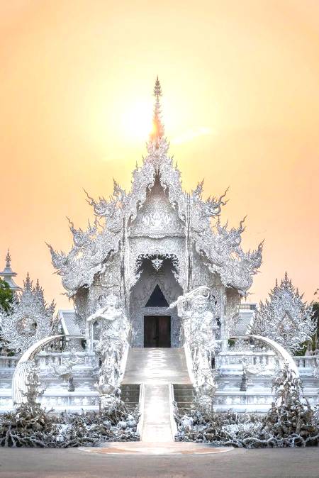 White temple Thailand