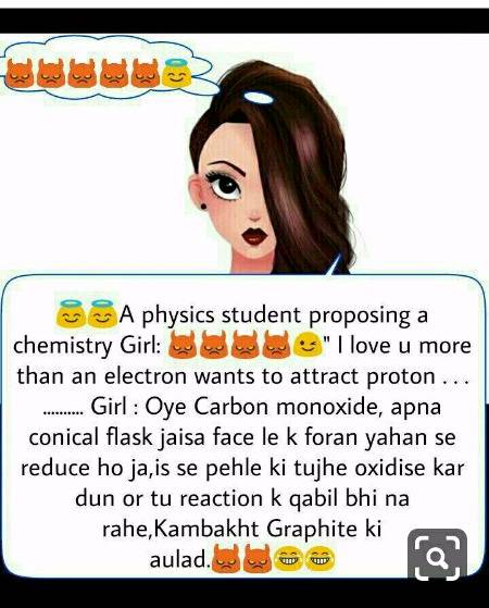 Physics and chemistry students