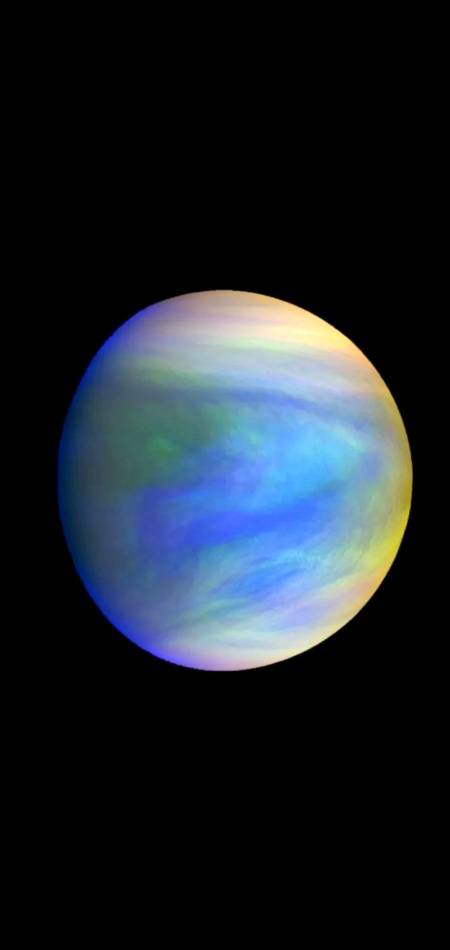 Venus captured by the Japanese probe Akatsuki
