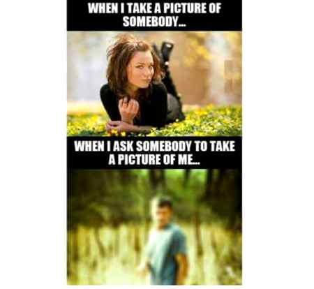 .this Happens whenever i ask someone to take picture of mee
