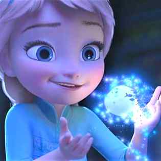 Little and cute Elsa