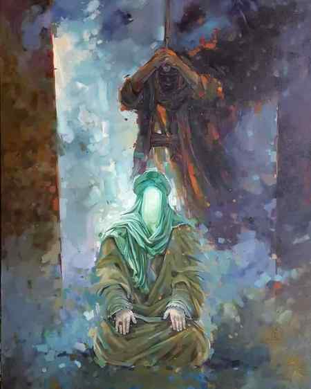 جس کی آرام گاہ تھی آغوشِ فاطمہ ع
وہ خاک پر پڑا ہے کنارے فرات کے
🙏😢😢😢😥😥