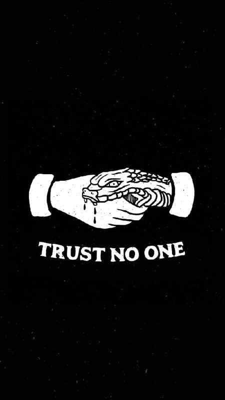 Life is full of fake people...so stay alert...trust no one...