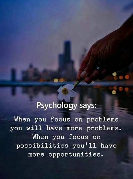 So be focussed on possibilities ALLAH is always here😊