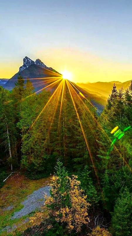 Very beautiful view of Sunrise