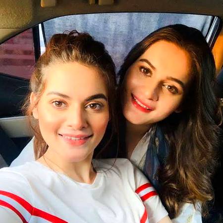 Aiman Khan and Minal khan