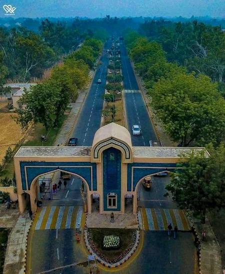 Beautiful view of Islamia University Bahawalpur