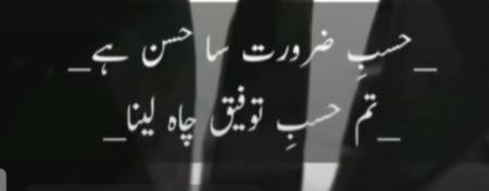 ضرورت سا حسن ھے