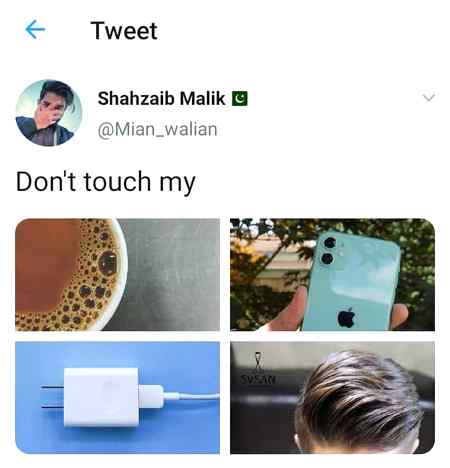 Don't touch..