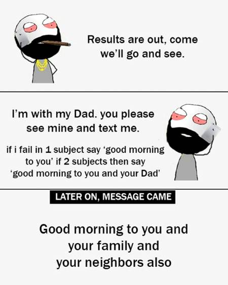 I am with my dad