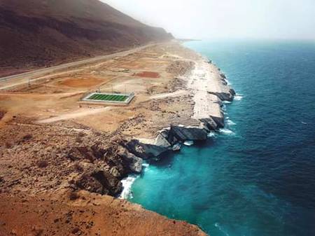 Beautiful place for football Oman.