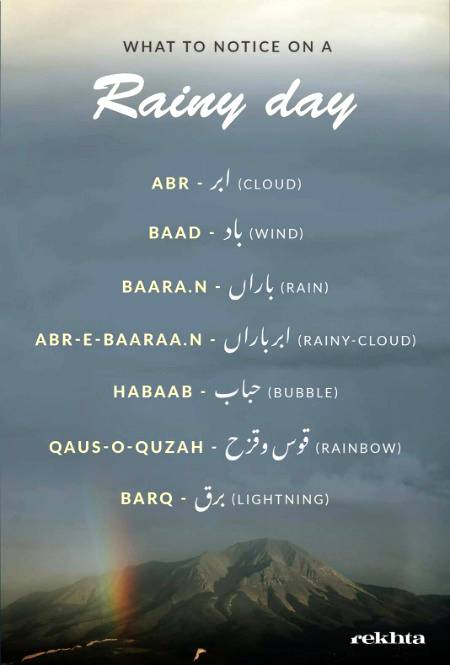 Some Vocab About Rainy Day....