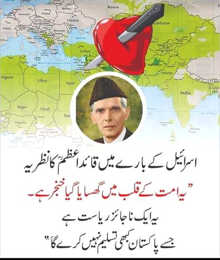 اسرائیل کے بارے میں قائداعظمؒ کا نظریہ