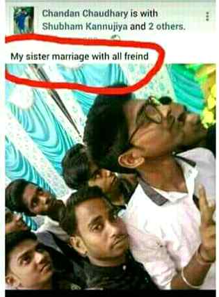 This is only happen when u bunk English classes