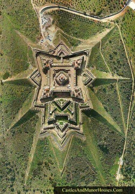 Cool star fort in portugal