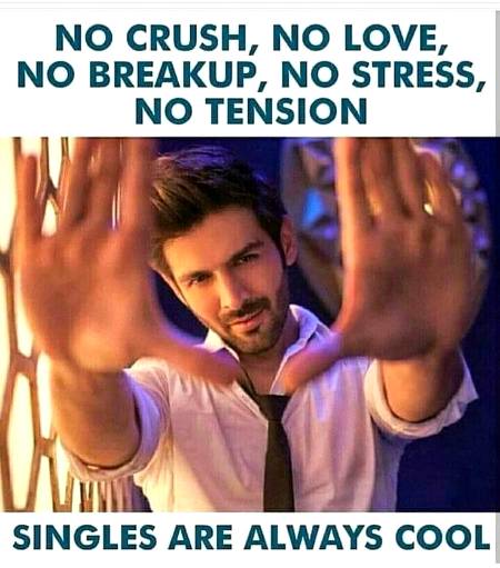 Singles are always cool😉😍
