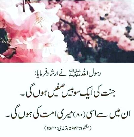 Farman e RasoollAllah SAWW