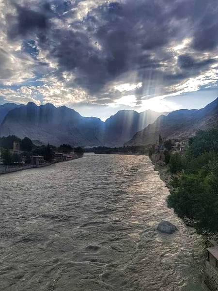 Pakistan beautiful  gilgit town