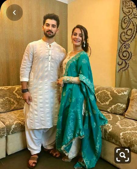 Aiman khaan with Muneeb But