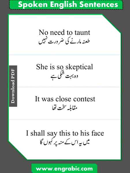 English sentences .o5