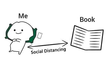 Social distance...