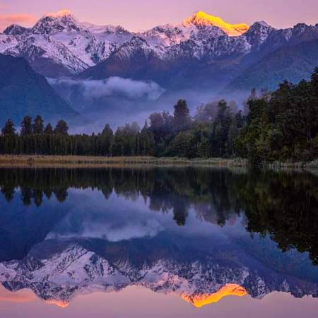 Lake matheson new zealand