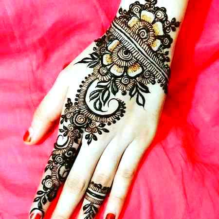 Mehndi design. ...