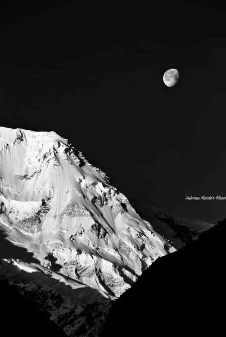 Moonlight rakaposhi gilgit baltistan