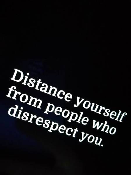 Distance yourself