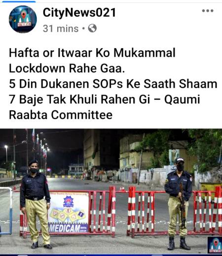 schedule for karachi..