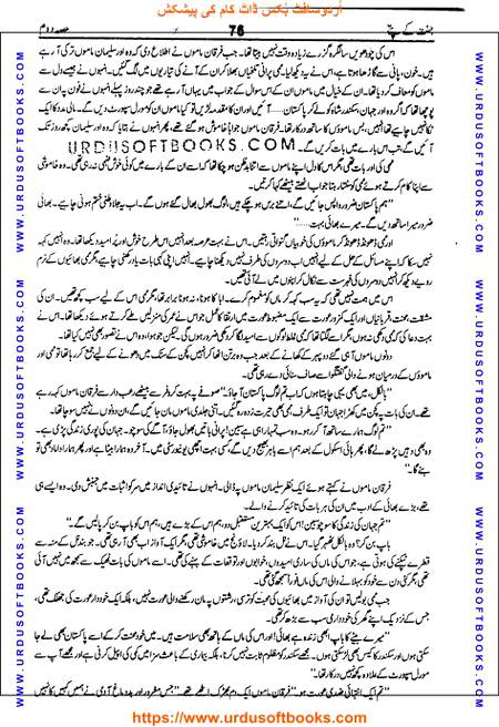 Title = Jannat kay patay.
Writer = Nimra Ahmed.
Part = 2
Page = 76