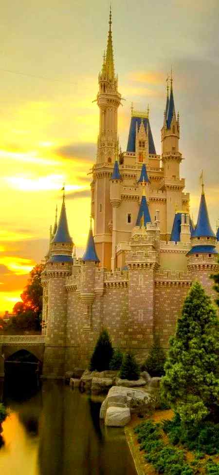Beautiful sparkling Castle