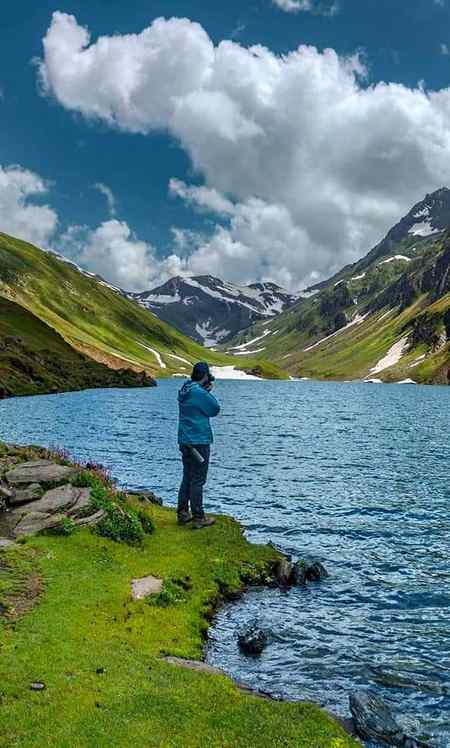 Beautiful lake in Pakistan