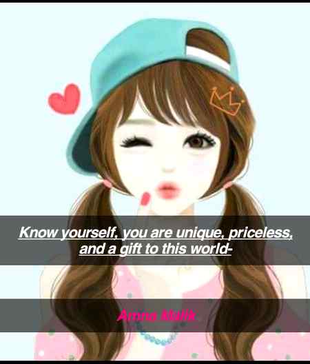 Yes i am unique 😉😏✌💫Amna