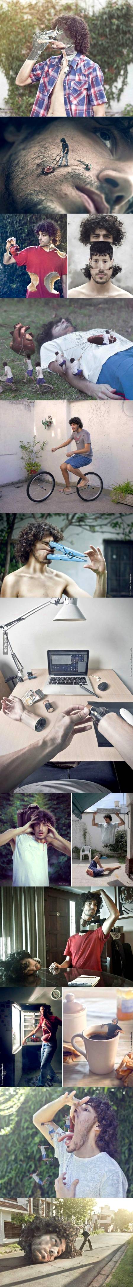Crazy dreams visualized by Photoshop genius