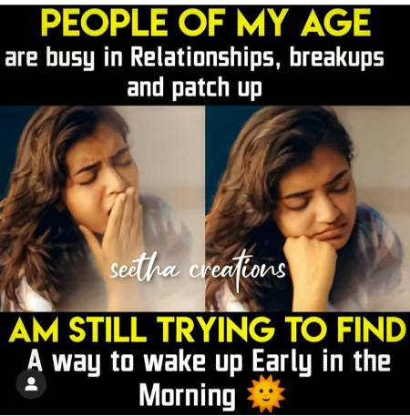 It's too hard to wake up