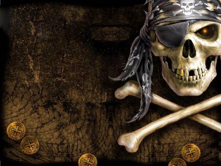 The skull...