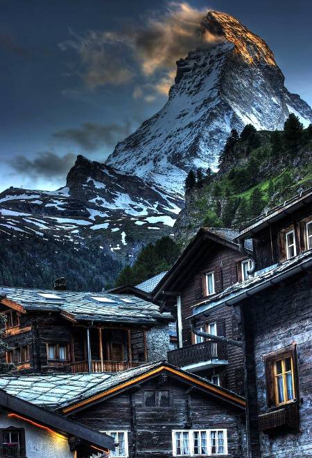 Matterhom from zermatt Switzerland
